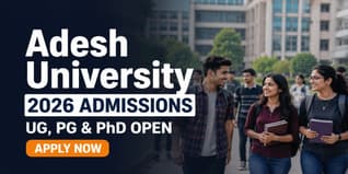Adesh University 2026 Admissions Open at caaf.adeshuniversity.ac.in; Check How to Apply